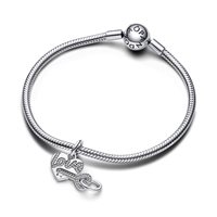 Charm Pandora Donna in Lega metallica Zirconia 793081C01 - 793081C01